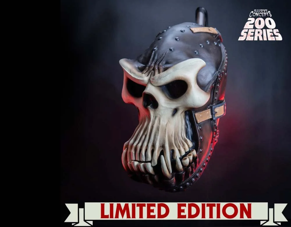 Trick or Treat Studios - Officially Licensed Illusive Concepts 200 Series Death Lord - Retro Halloween Latex Mask - Lord Grimley's Manor