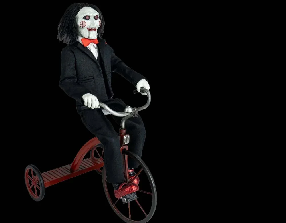Trick or Treat Studios - Officially Licensed Saw Billy Puppet on Tricycle Figure - Lord Grimley's Manor
