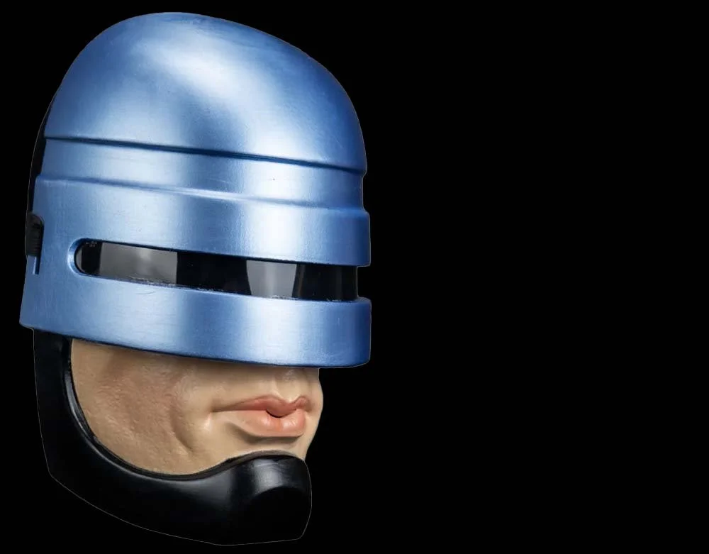 Trick or Treat Studios - Officially Licensed Robocop - Halloween Deluxe Injection Retro Mask - Lord Grimley's Manor