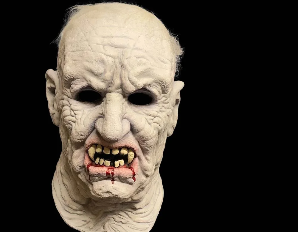 Trick or Treat Studios - Officialy Licensed Don Post Barnabas Halloween Latex Mask - Lord Grimley's Manor