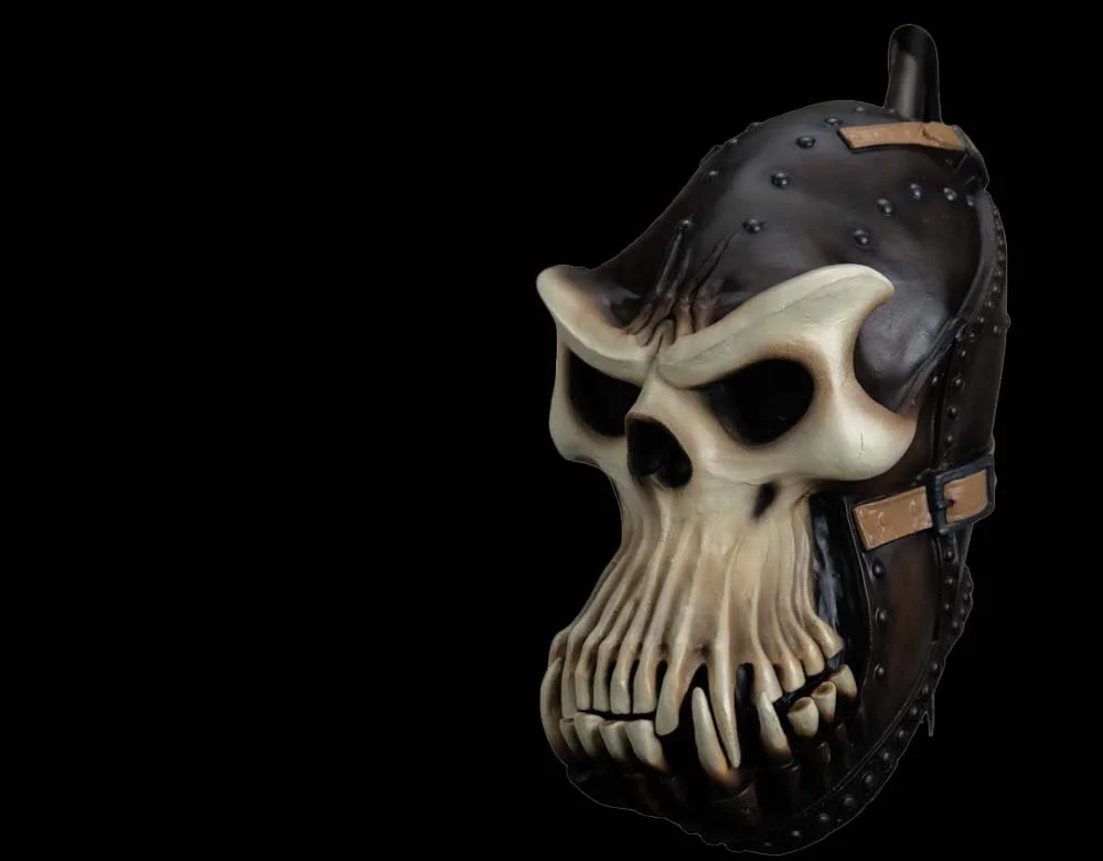 Trick or Treat Studios - Officially Licensed Illusive Concepts 200 Series Death Lord - Retro Halloween Latex Mask - Lord Grimley's Manor