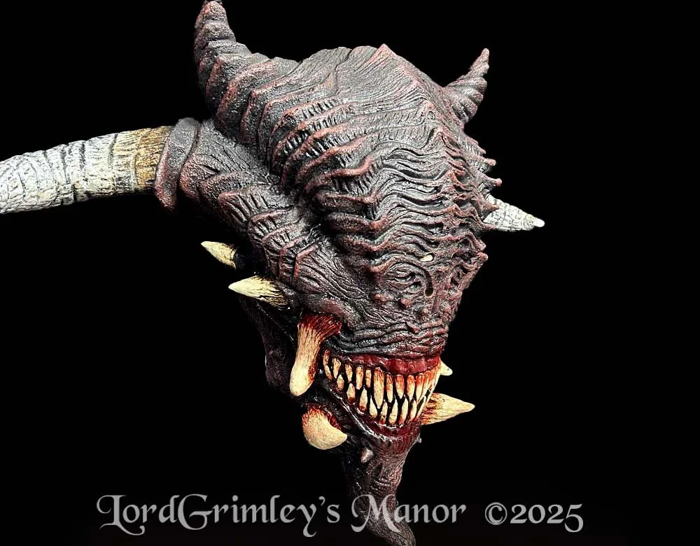Ghoulish Productions - Alien Demon from Rigel 7 - Halloween Latex Mask - Lord Grimley's Manor