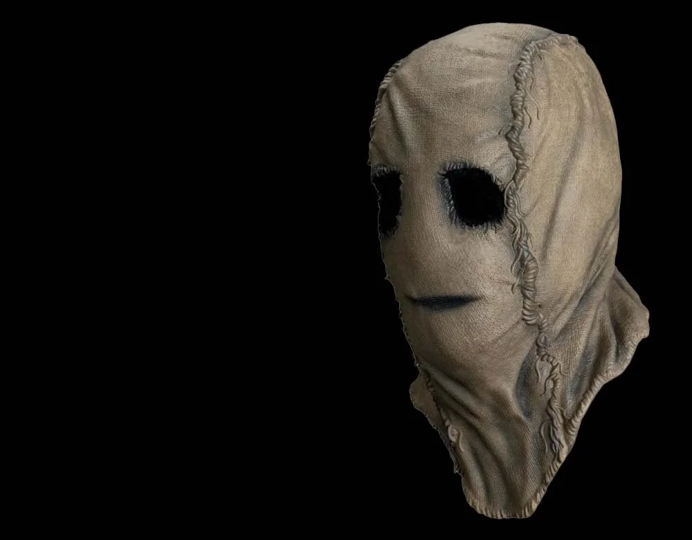 Trick or Treat Studios - Officially Licensed The Strangers Chapter 1 - Scarecrow Latex Mask - Lord Grimley's Manor