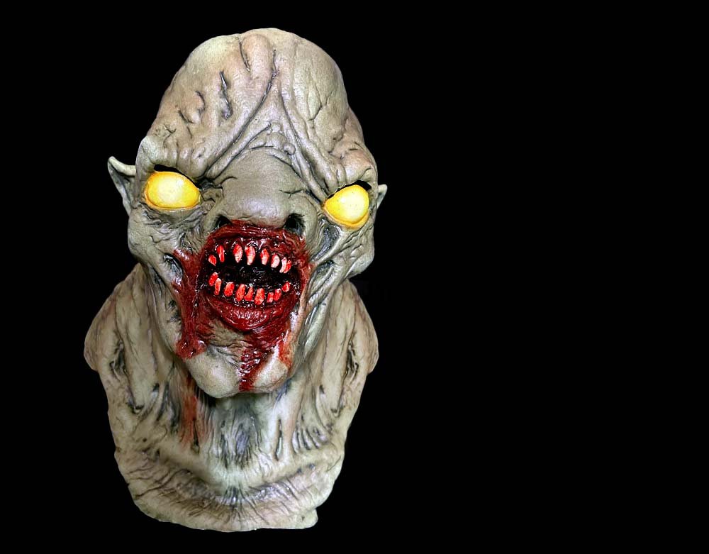 Trick or Treat Studios - Officially Licensed CHUD Sewer Monster - Retro Halloween Latex Mask - Lord Grimley's Manor