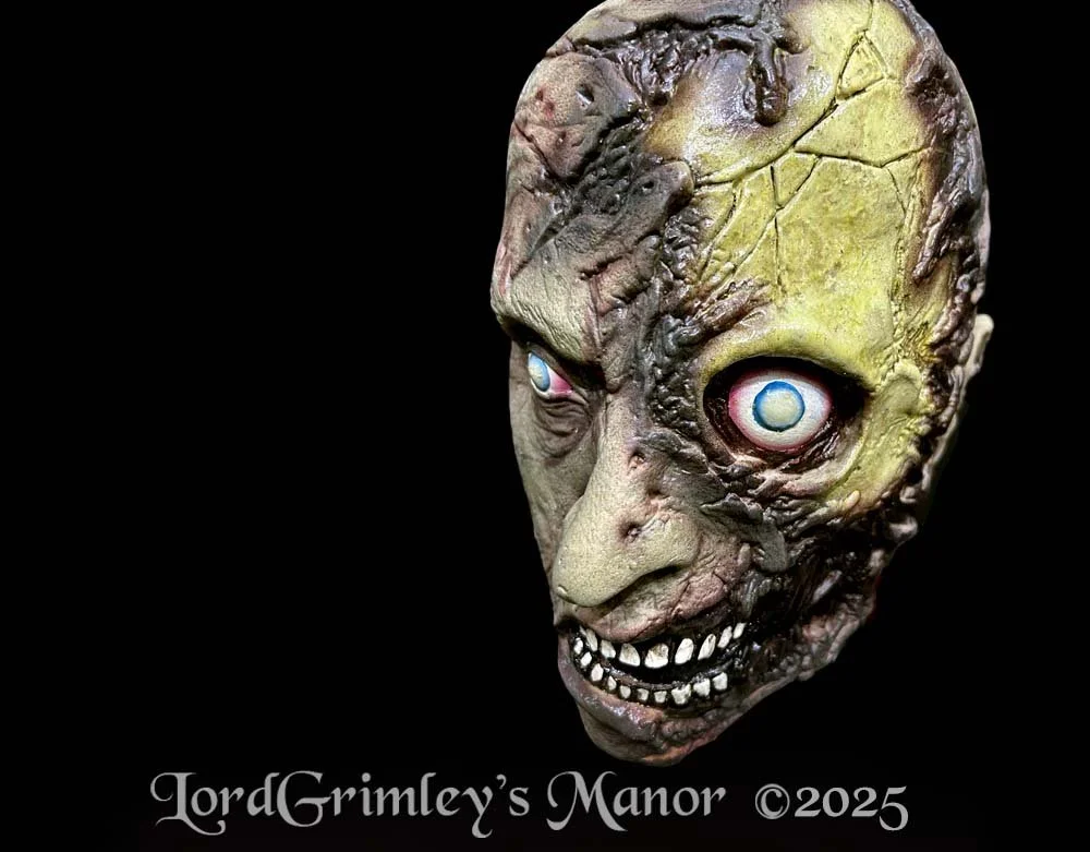 Peeled Female Zombie - Anders Lerche Halloween Latex Mask - Lord Grimley's Manor Exclusive Halloween Mask