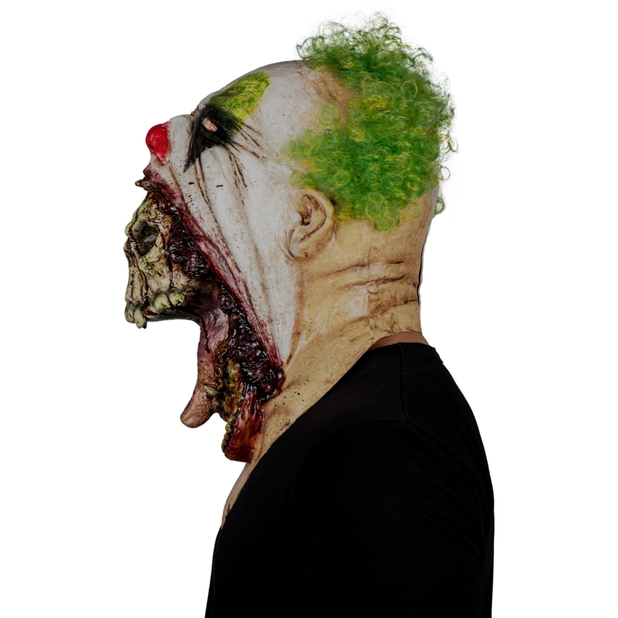Ghoulish Productions - Blurp Charlie Clown Variant - Killer Clown Latex Mask - Lord Grimley's Manor