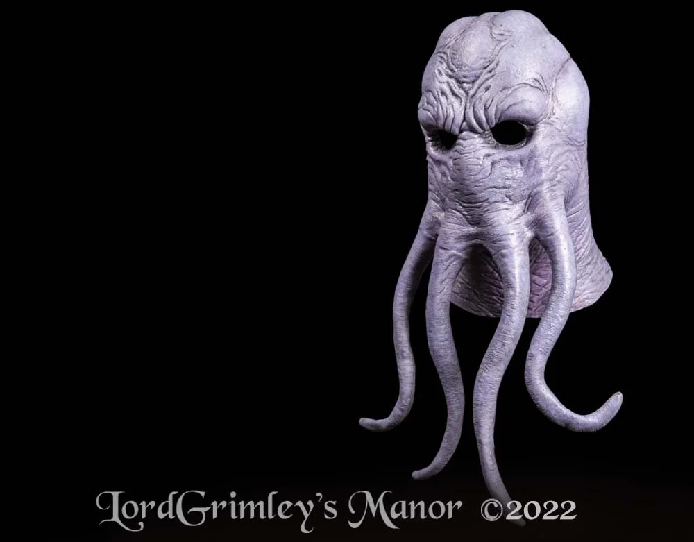 Trick or Treat Studios - Officially Licensed Dungeons and Dragons Mind Flayer Halloween Mask - Lord Grimley's Manor