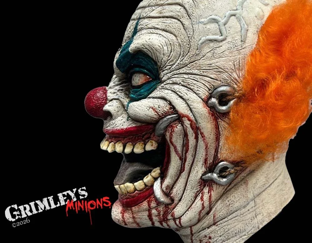 Envy Killer Clown - 7 Deadly Sins Series Halloween Latex Mask - Lord Grimley's Manor Exclusive Halloween Mask