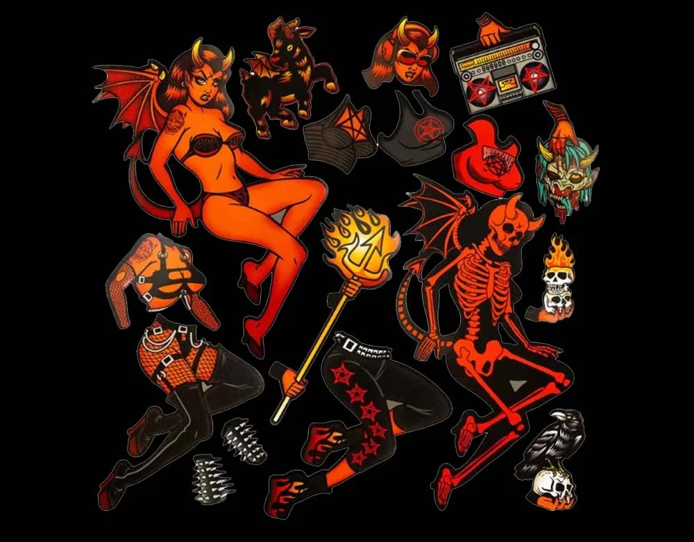 Kreepsville 666 - Devil Dame Dress Up Magnet Kit - Lord Grimley's Manor