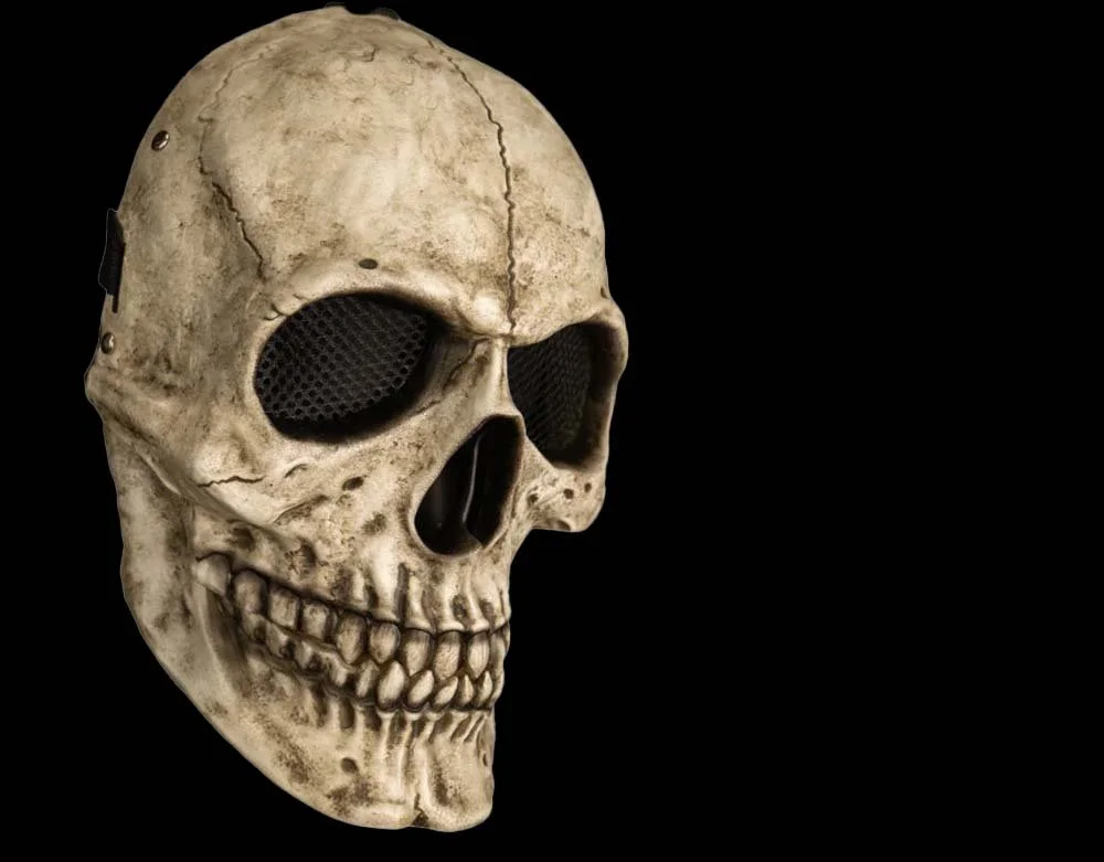 Trick or Treat Studios - Officially Licensed Sleepy Hollow Horseman Skull - Halloween Deluxe Injection Retro Mask - Lord Grimley's Manor