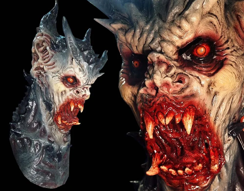 Ghoulish Productions - Demon Vampire Lord of Strad - Halloween Mask - Lord Grimley's Manor