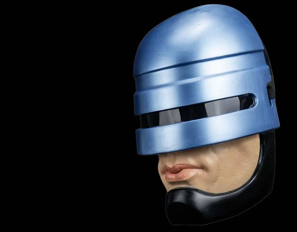 Trick or Treat Studios - Officially Licensed Robocop - Halloween Deluxe Injection Retro Mask - Lord Grimley's Manor