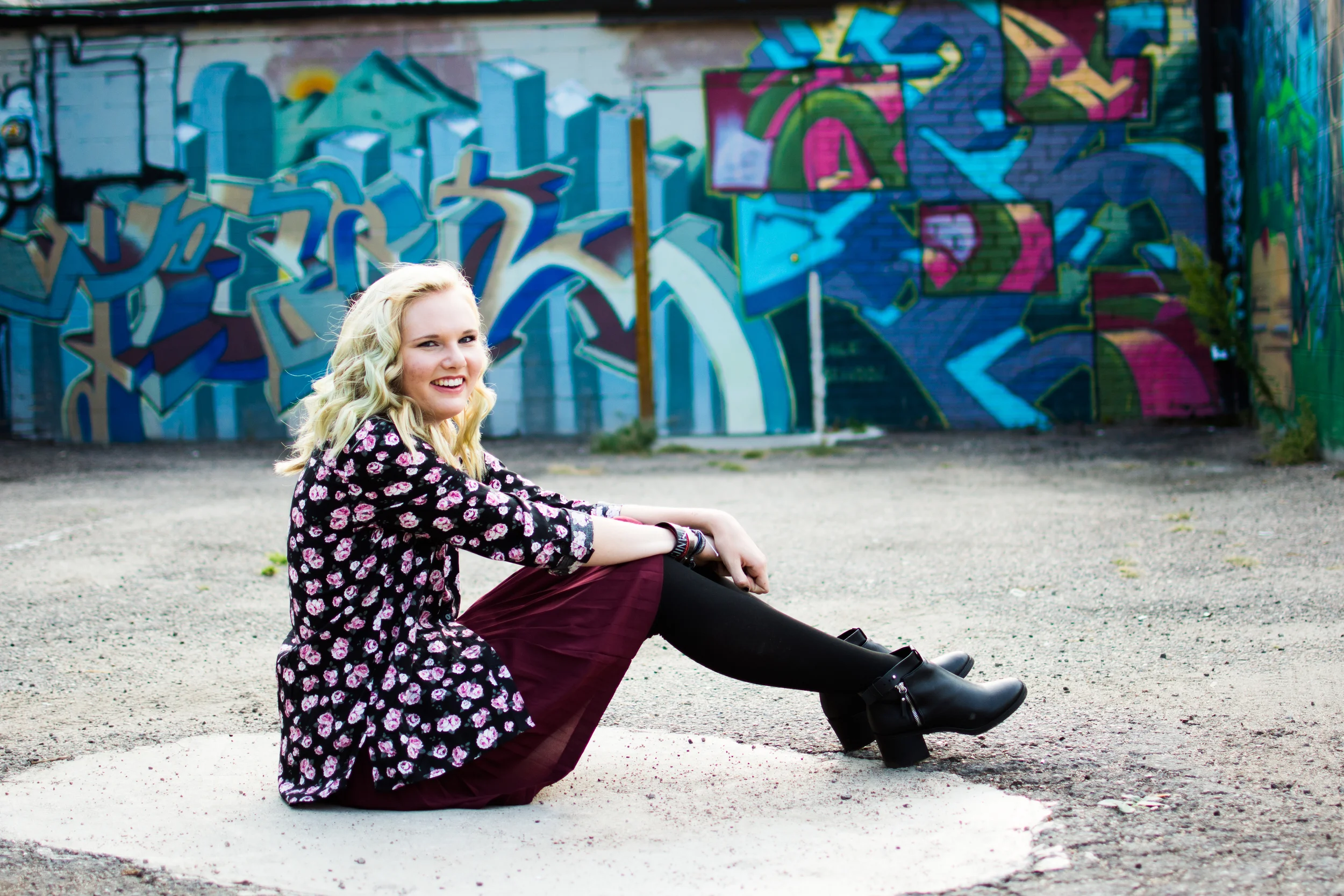 Isabella's Senior Portraits | 8.20.15 | Santa Fe Art District + Civic Center