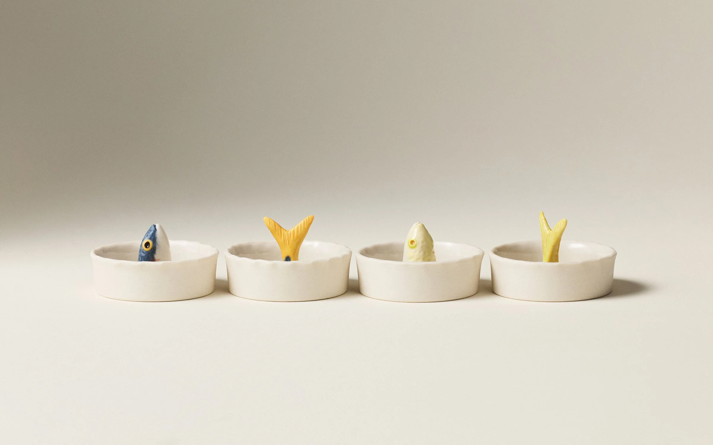 PetitFetls Julianware line of Head and Tail Salt Cellars