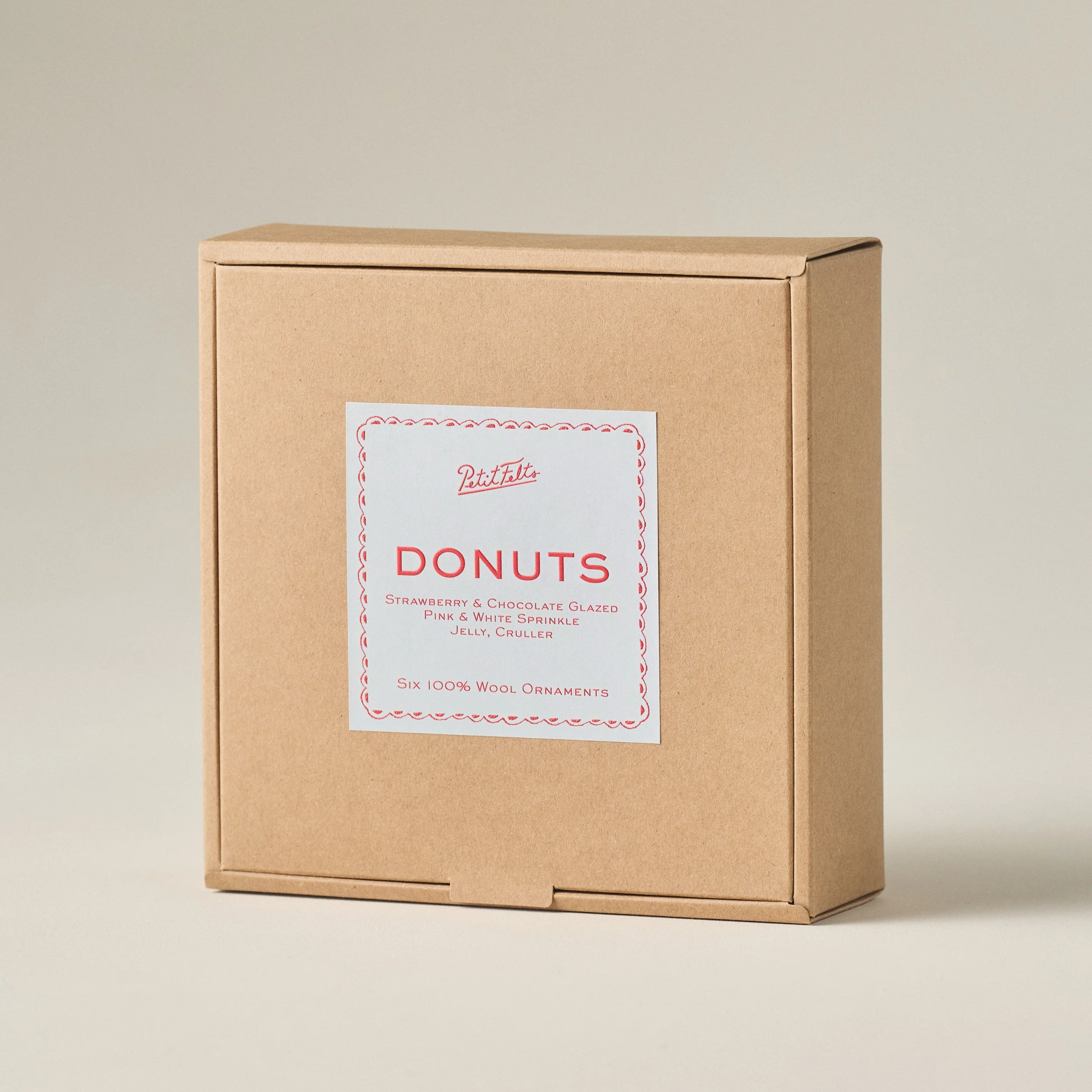 Donut Box Ornament Set