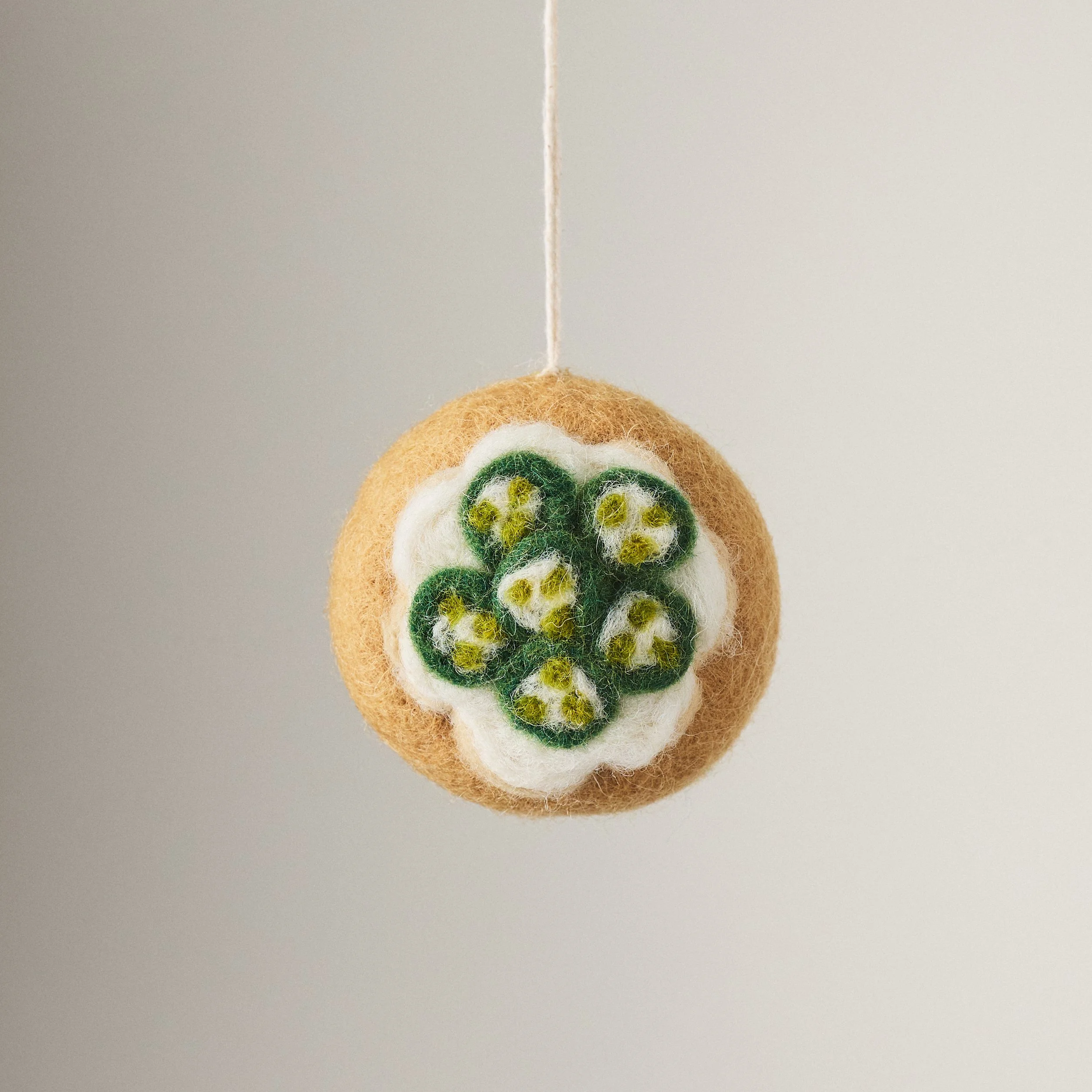 Cucumber Bagel Ornament