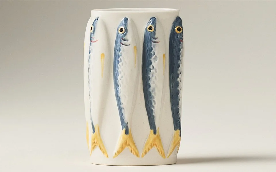PetitFelts Julian Vase product shot on warm grey background