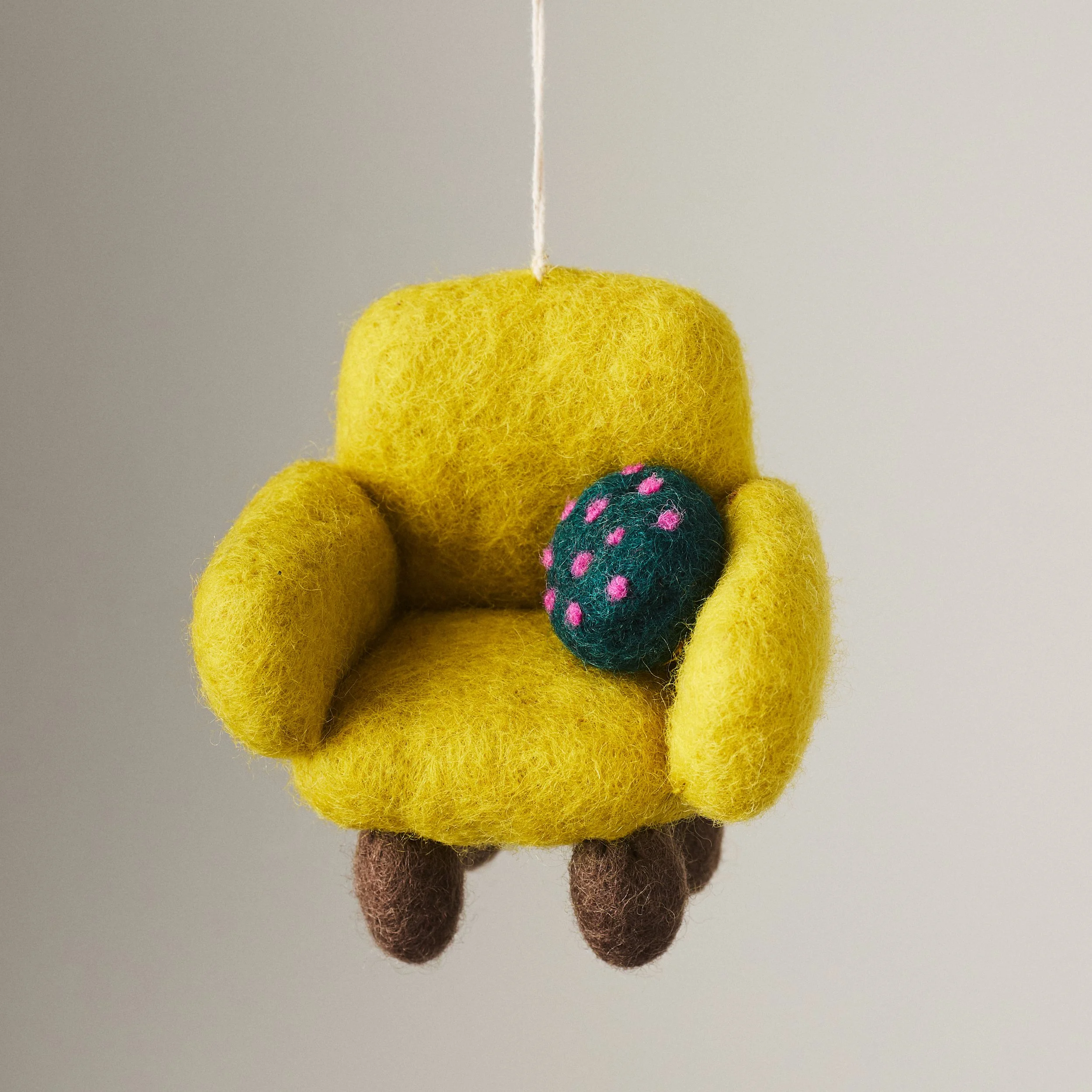 Yellow Chair Ornament