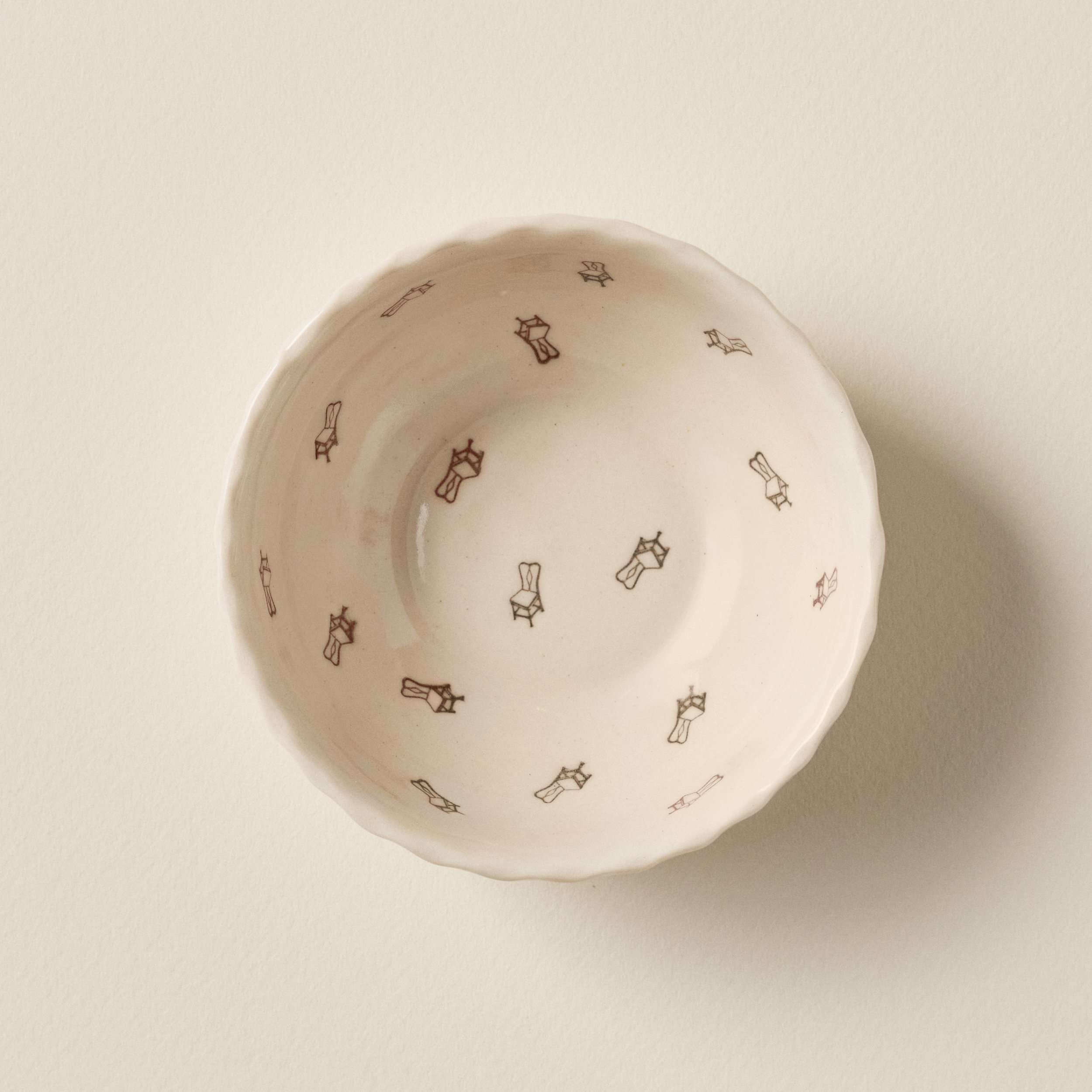 Petite Chair Bowl - Chicory & Natural