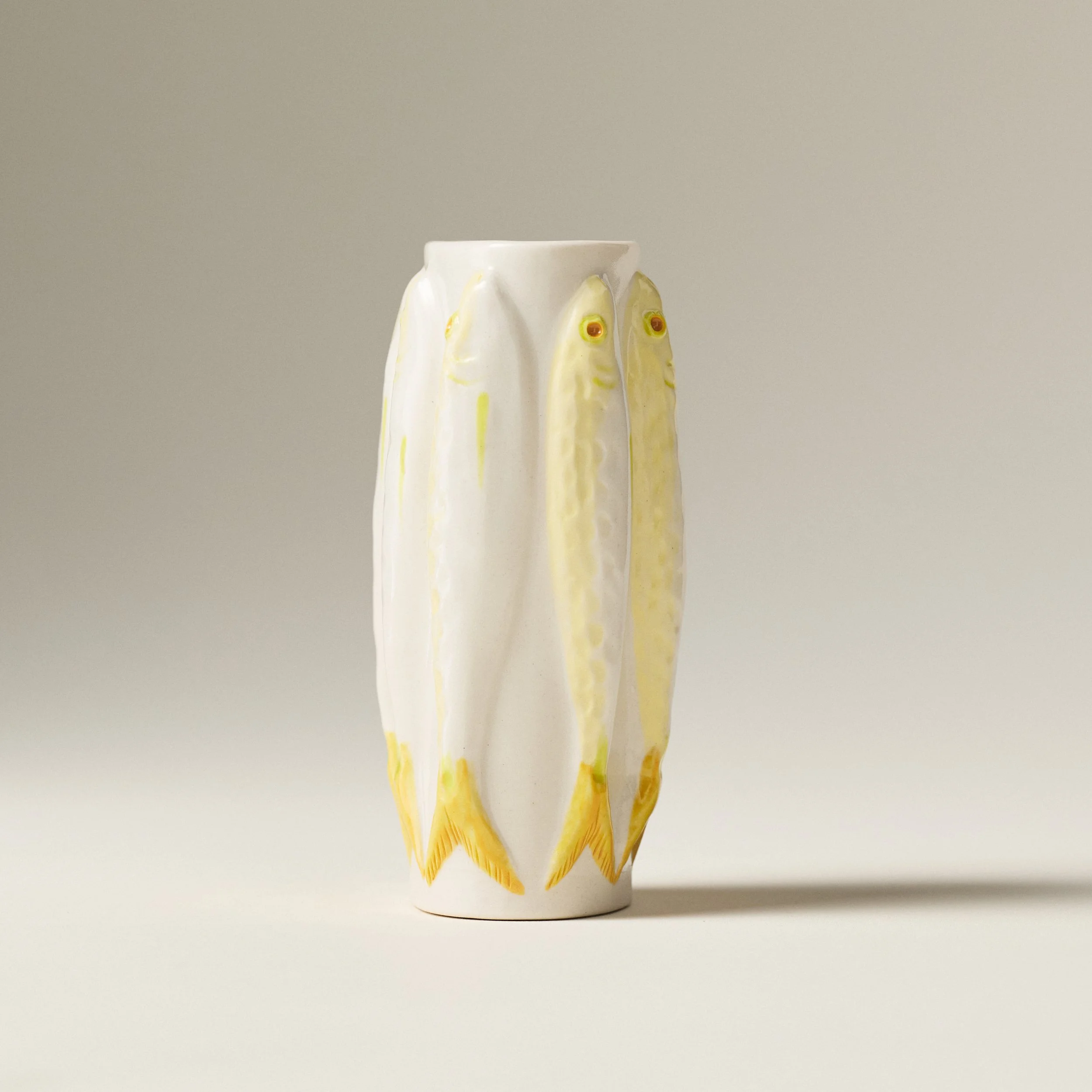 Profile of julianware moonflower sardine vase