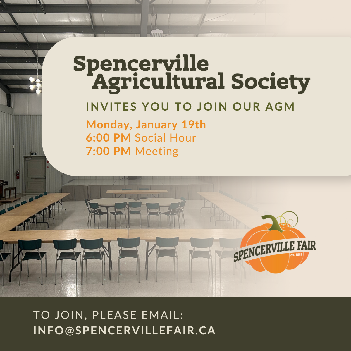 Spencerville Agricultural Society, January Meeting