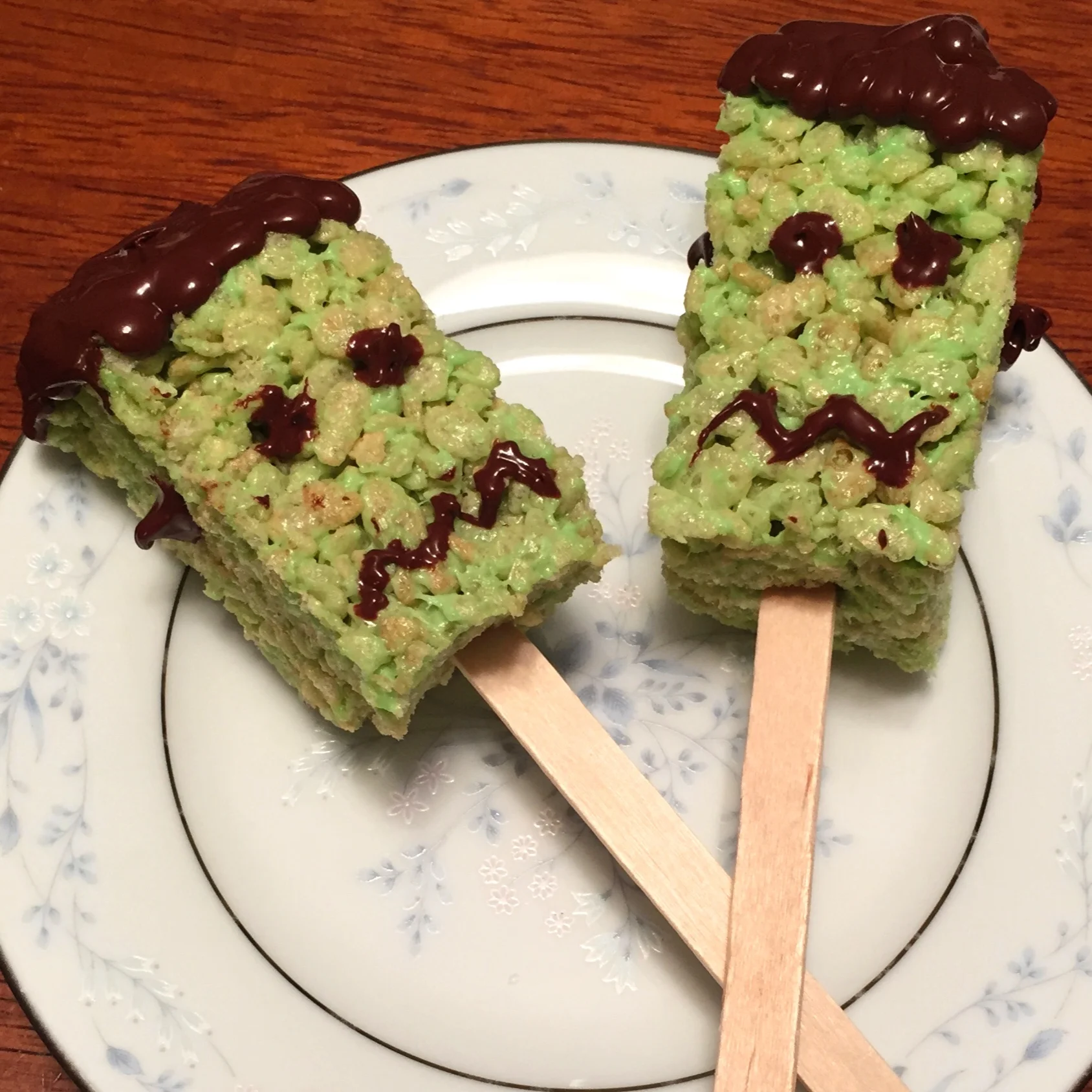 RICE KRISPIE FRANKENSTEIN MONSTERS