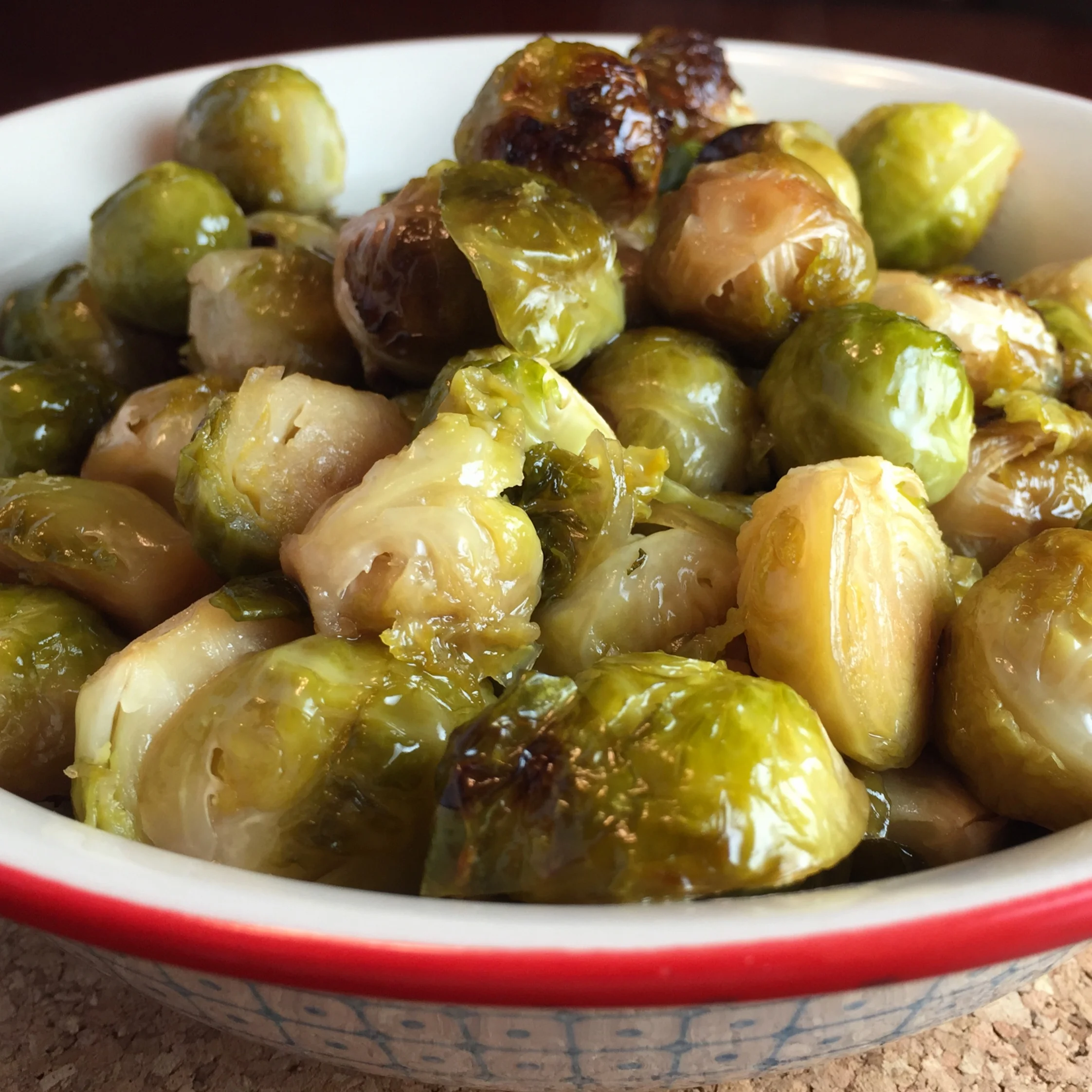 MAPLE ROASTED BRUSSELS SPROUTS