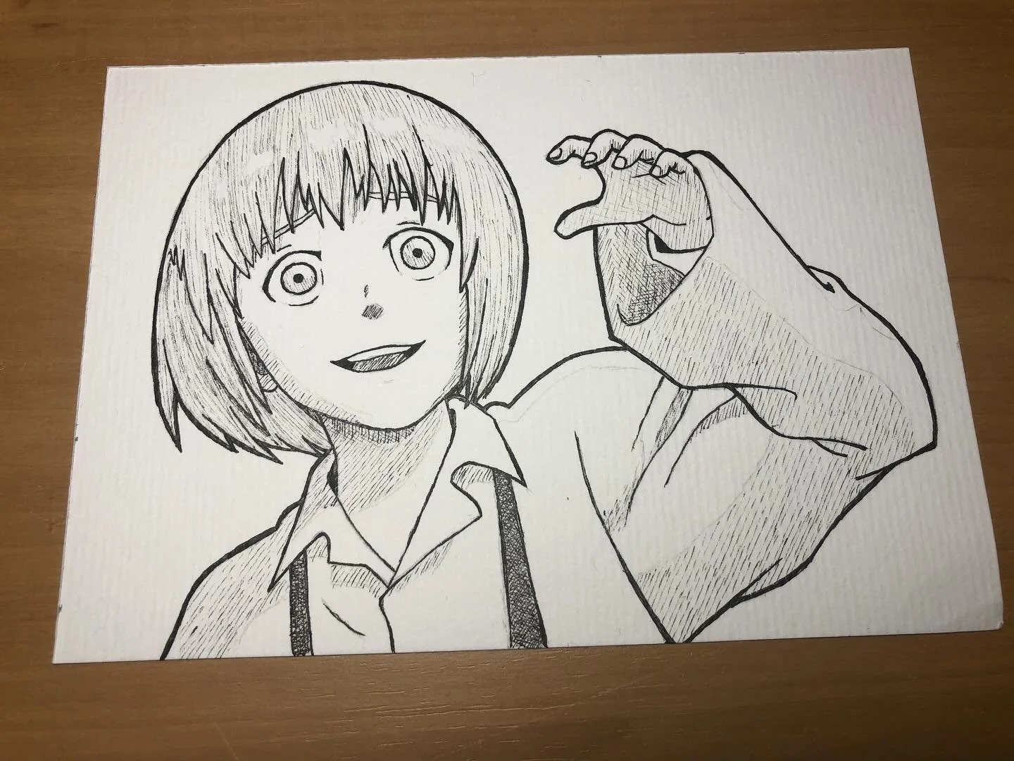 Yep, it&rsquo;s another anime boi so of course it&rsquo;s for one of the girls. This one was for 13yo Sophie who was into Attack On Titan at the time, and very much into Armin specifically - can&rsquo;t blame me for tracing a still when the requests 