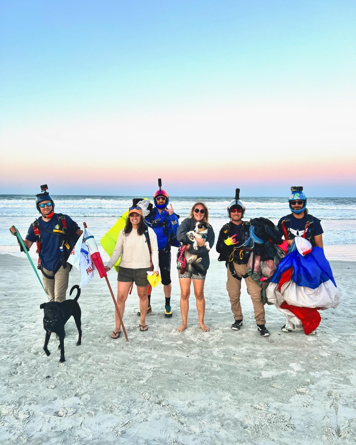 Sunset beach jump at Matanzas Beach was a hit! 🌅🪂 Spectators&rsquo; &lsquo;Ooohs&rsquo; and &lsquo;Ahhhs&rsquo; filled the air with excitement. Jumpers had a blast with stunning views. Thank you Heather for flying!  #SkydivePalatka #SunsetJump