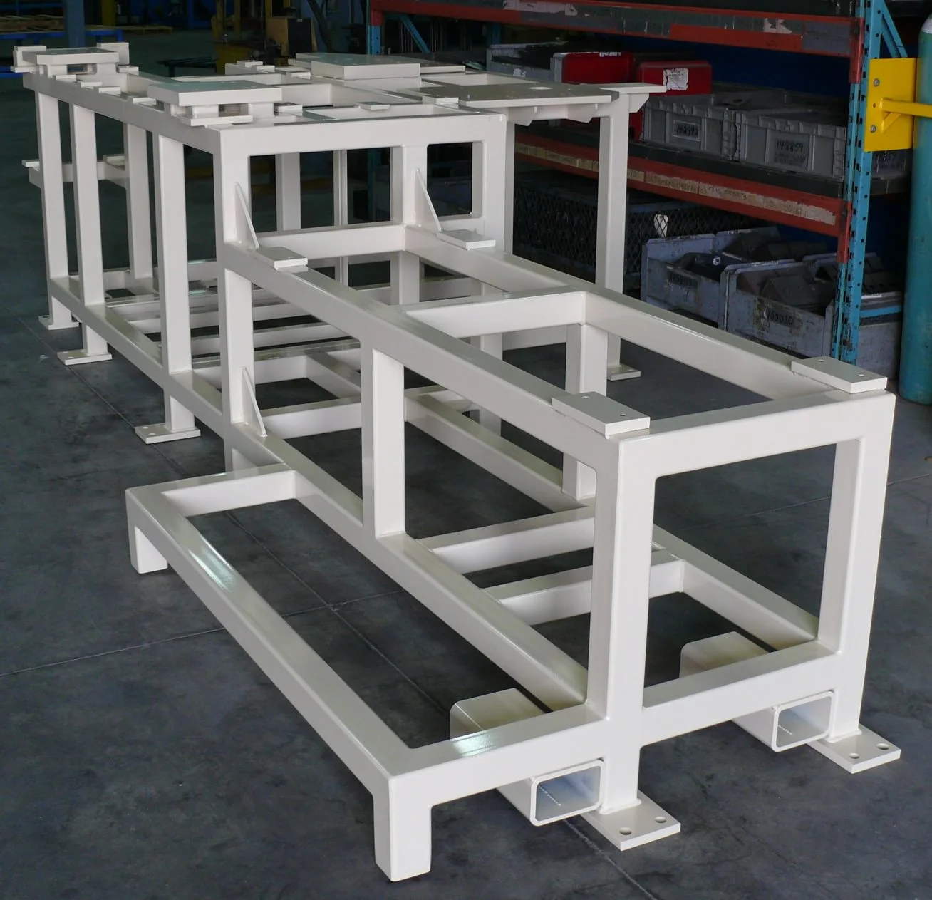 Powdercoated & Machined Machine Frame