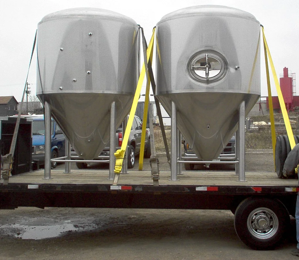 INSULATED AND CLADDED JACKET CONICAL FERMENTER