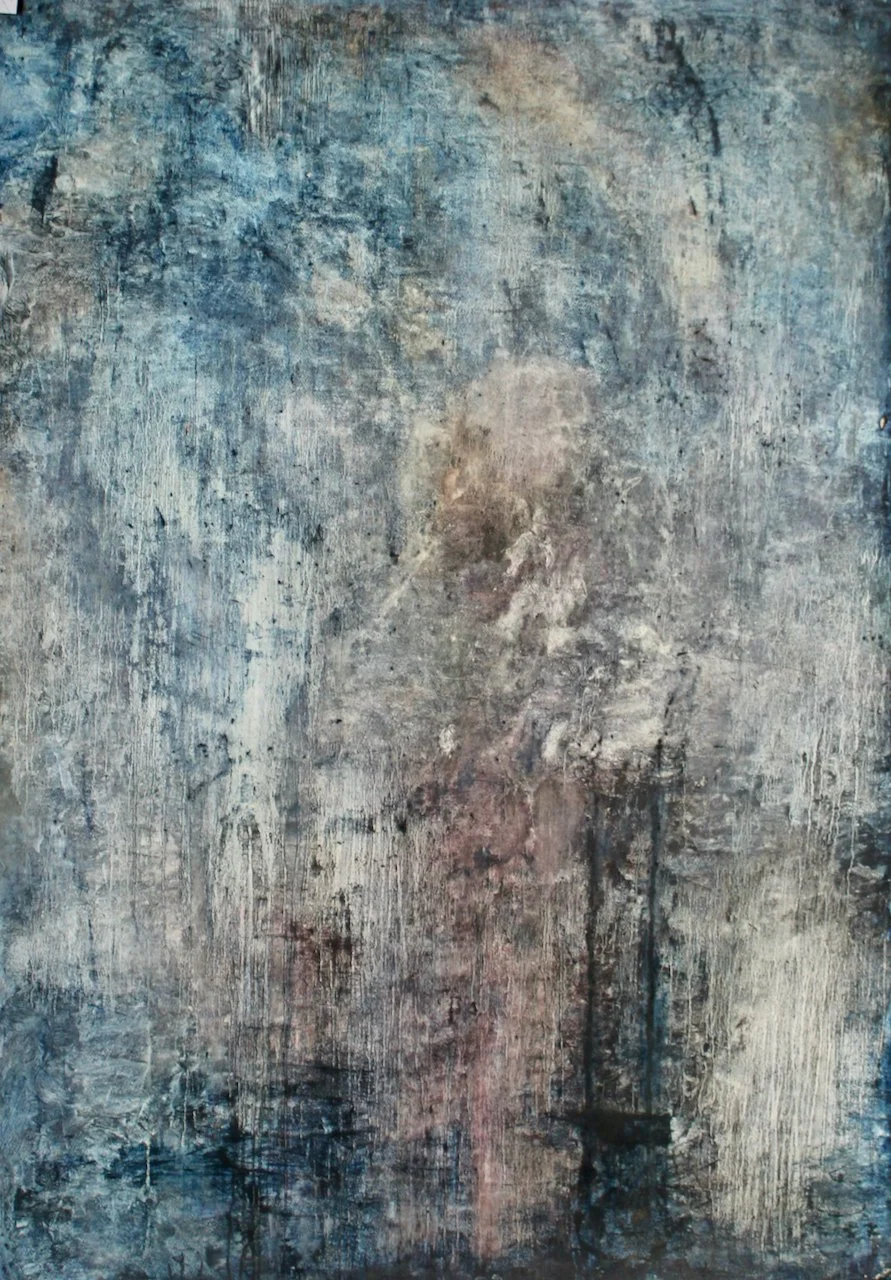 untitled, oil on paper, 60" x 42"