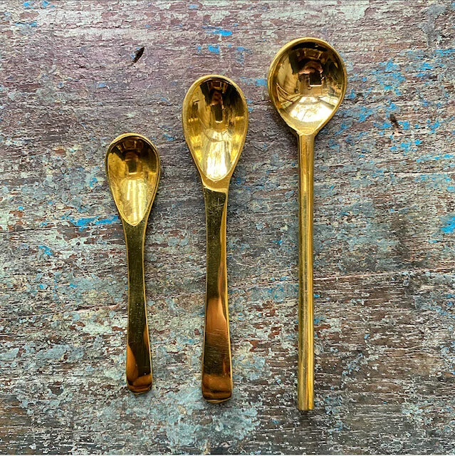 Little Solid Brass Spoons — Cottage Industry