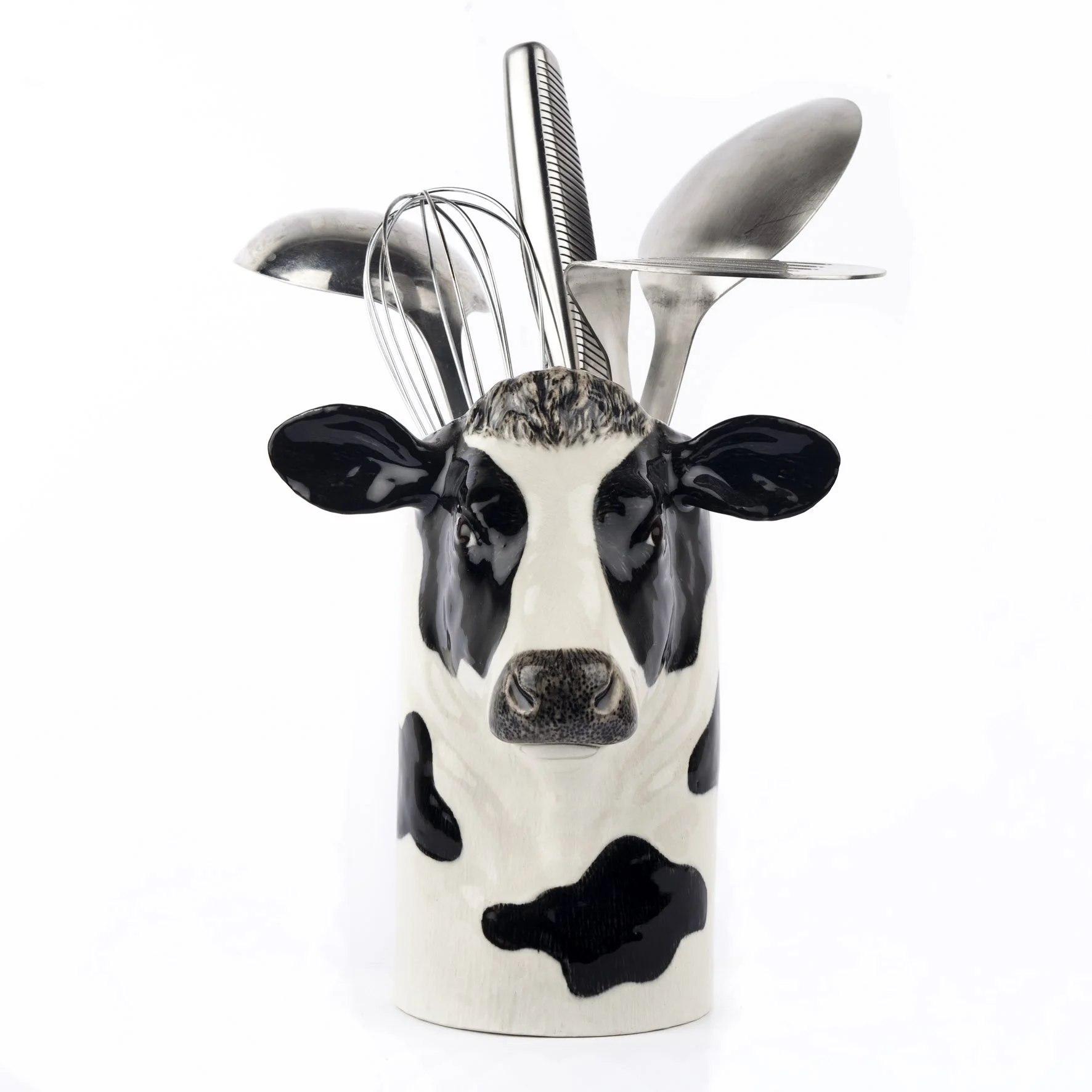 Fresian Cow utensil pot 05.jpg
