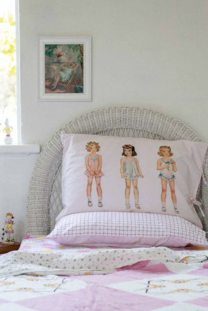 Lazybones: Paper Doll Pillowcase — Cottage Industry