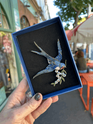 Trovelore Brooch: Large Peace Swallow (11 x 9cm) — Cottage