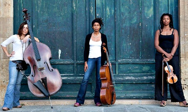 Here in Now (Silvia Bolognesi, Tomeka Reid, Mazz Swift)