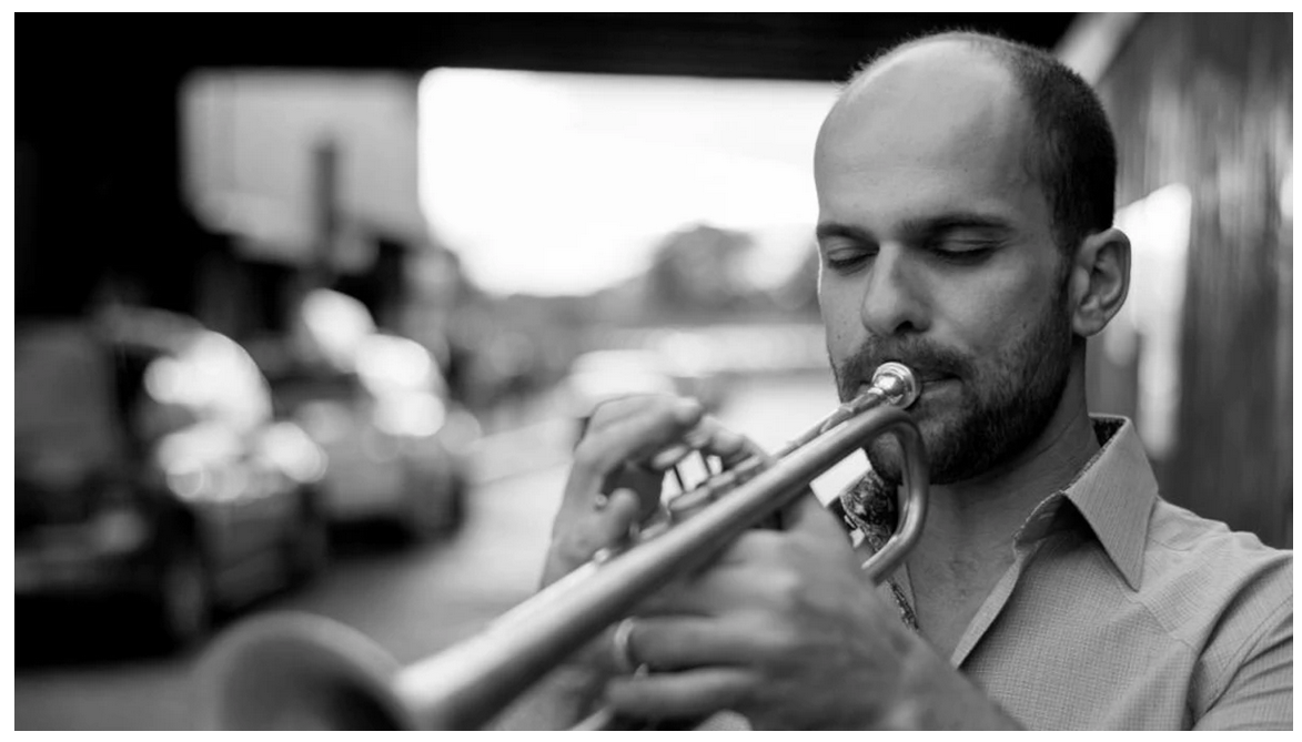 Trumpeter and composer Amir ElSaffar, who will perform at Rockefeller Chapel, 5850 S. Woodlawn Ave., Saturday at 11 p.m. Michael Crommett/Courtesy of Hyde Park Jazz Festival.