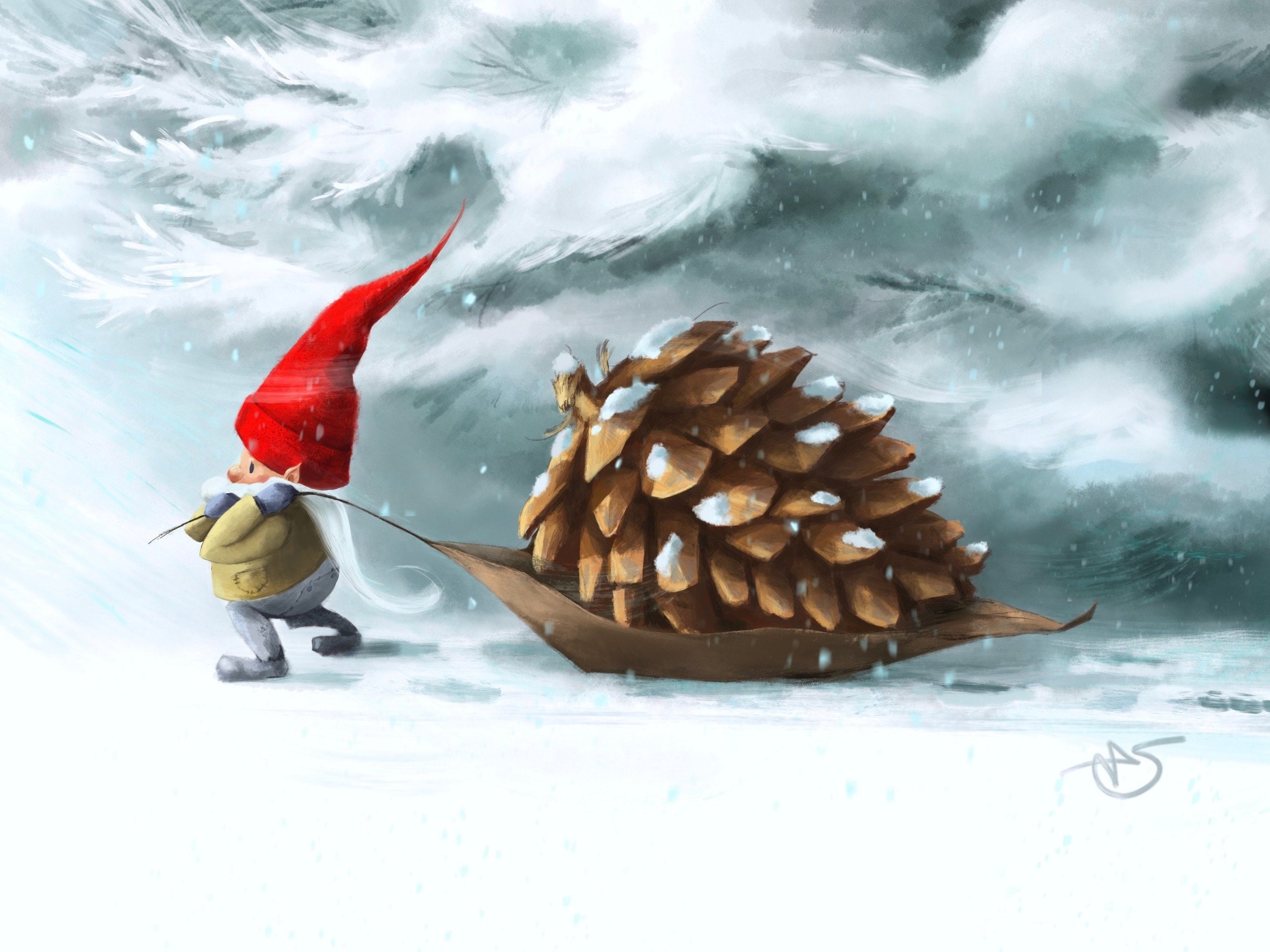 A Christmas Treat - Holiday Card - Set of (22)