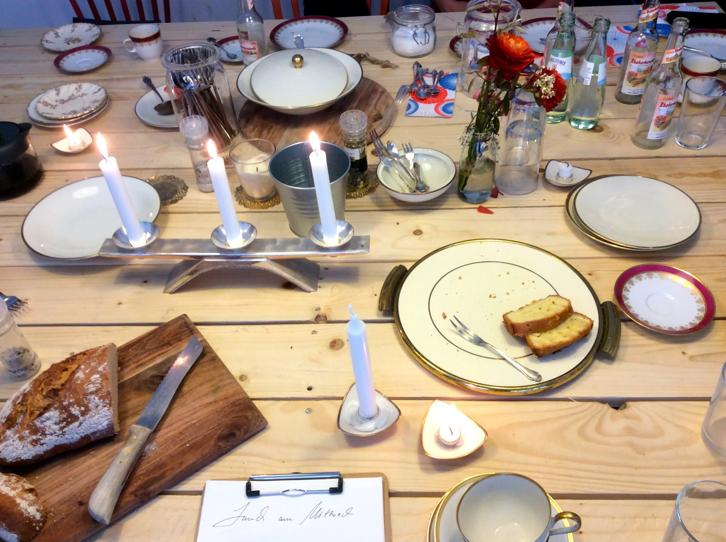 Mittagstisch im projekttraum