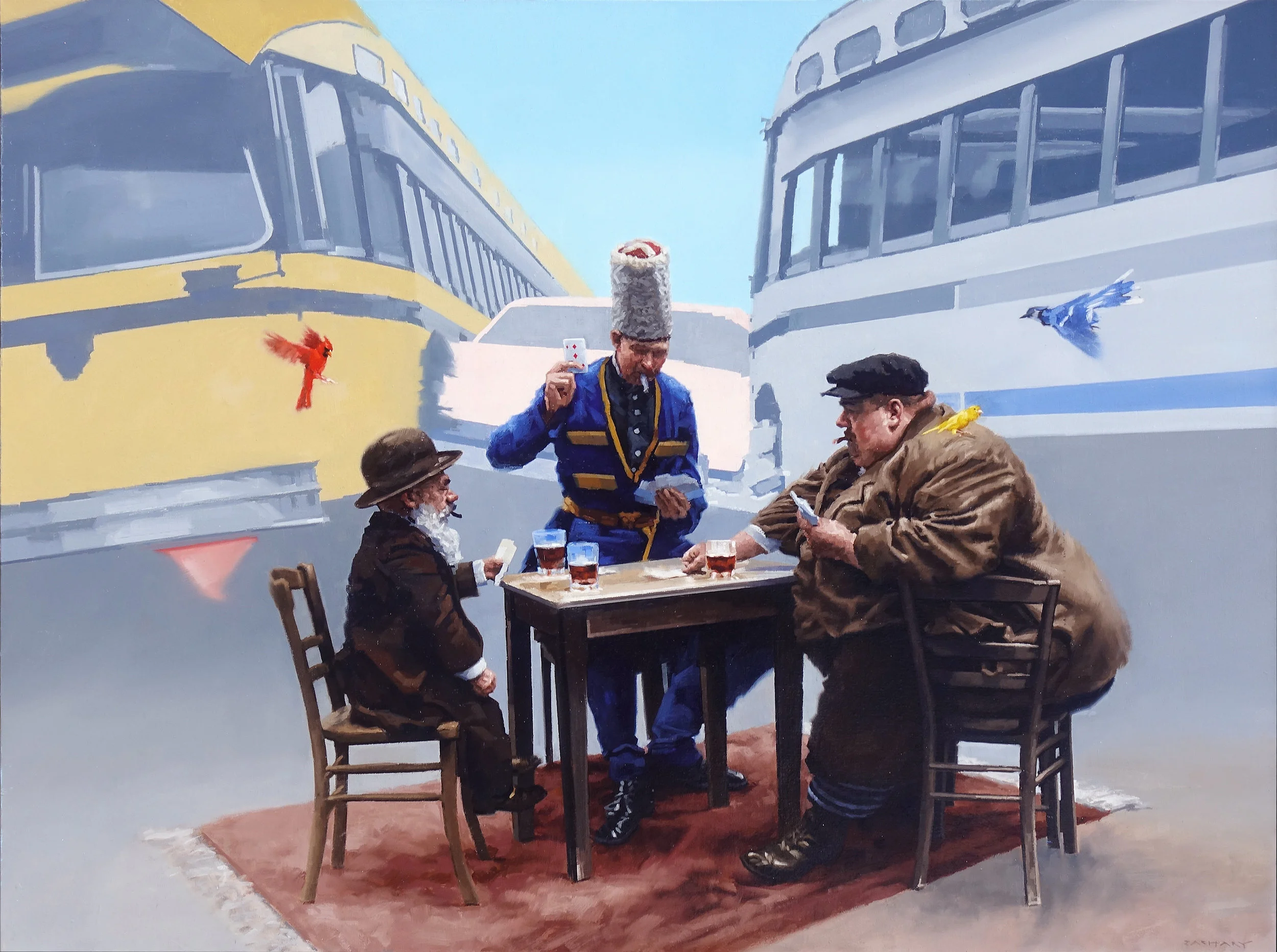 The Rule of Thirds, 36"x 48", oil on canvas