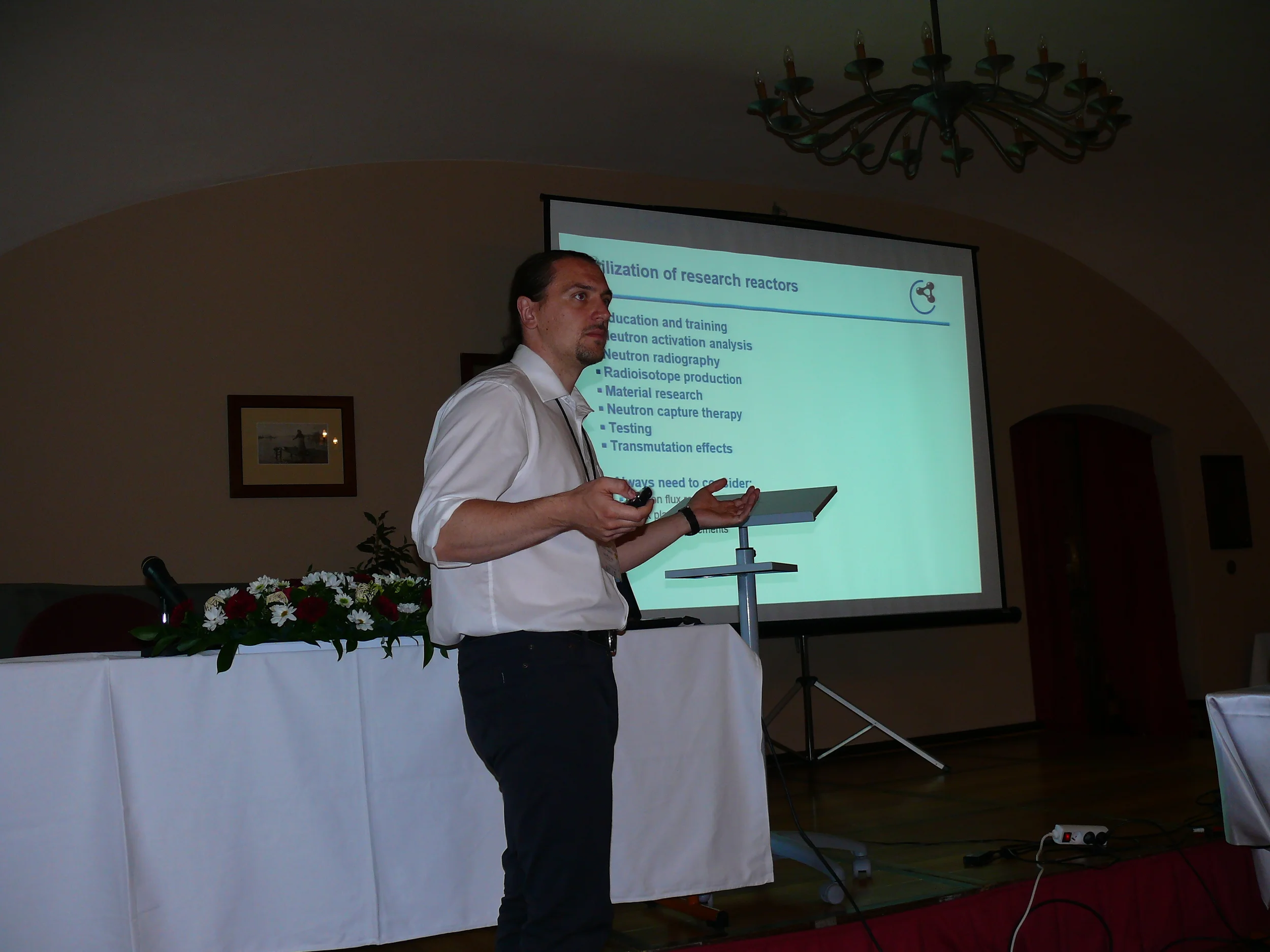 Dr. Ján Milčák - Research reactor measurement experiments 
