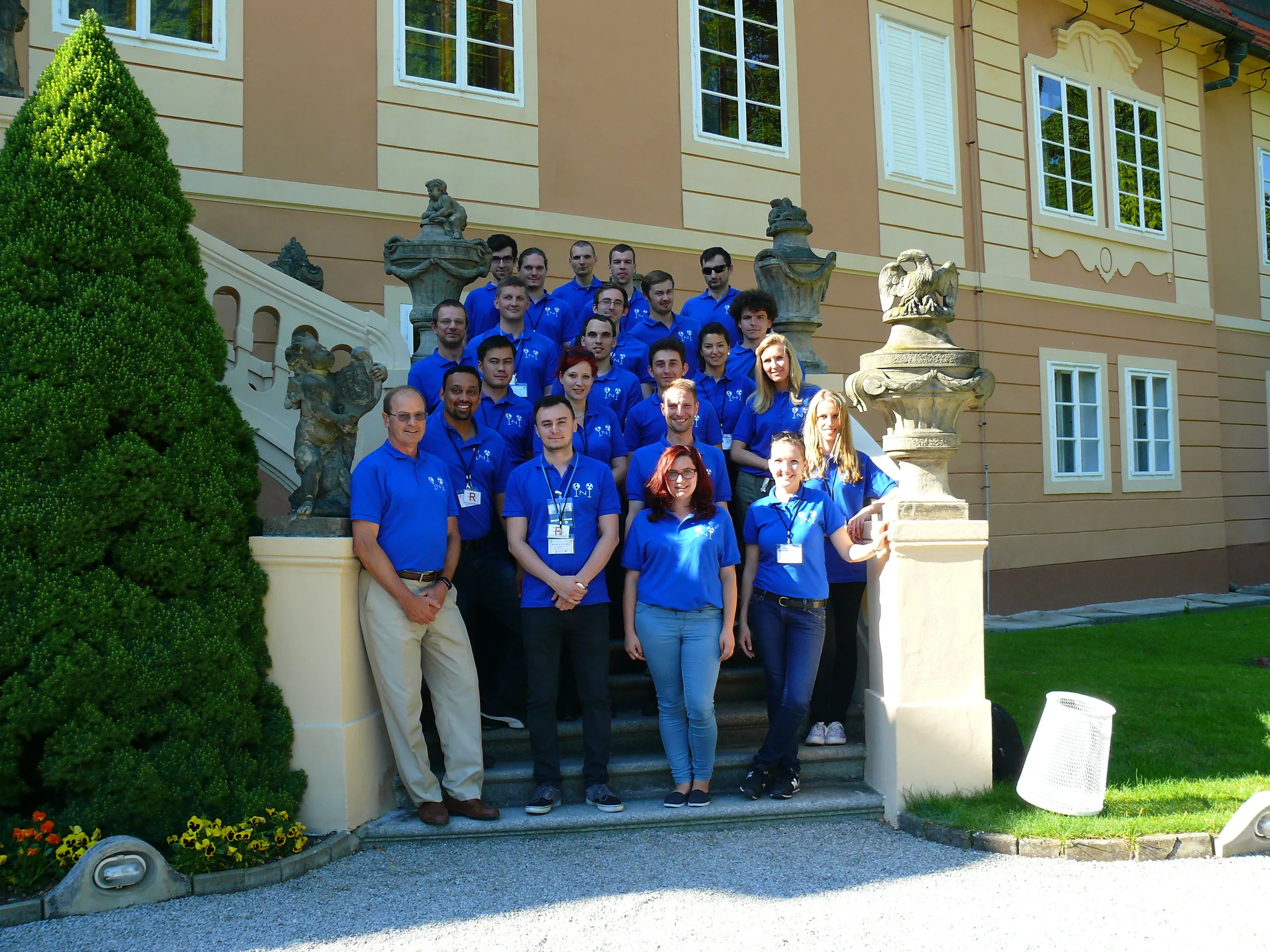 Participants of INI 2015 at the Chateau Štiřín