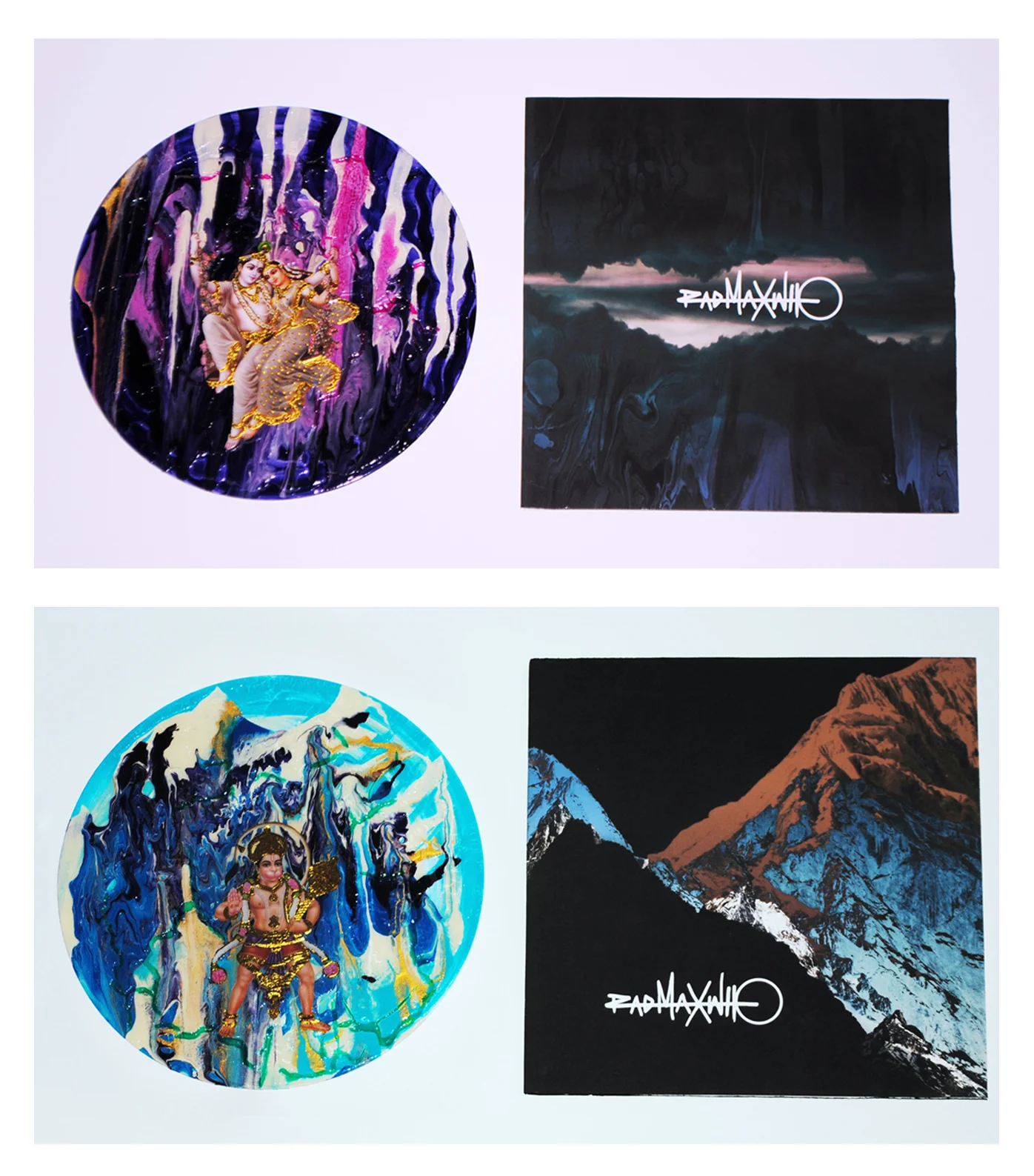 Collage and Acrylic on Vinyl with Custom Sleeve for 'Put It On Wax'