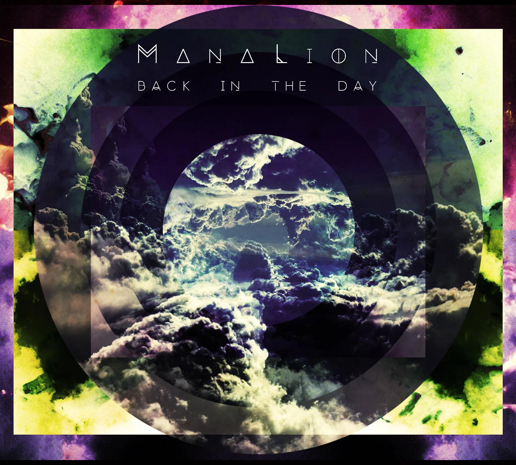 'Back in the day' Album cover for manalion. Part of a six panel fold out album.