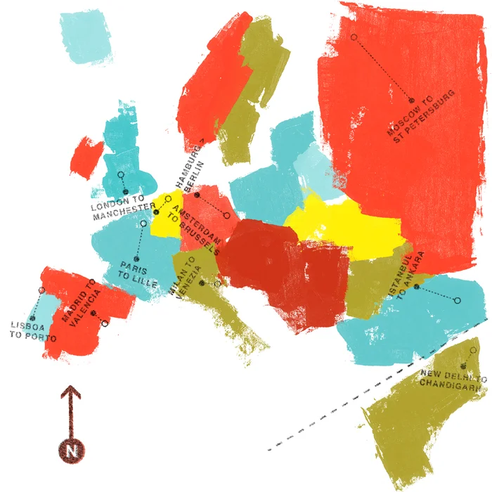 World Map for Wired Magazine by Marc Aspinall
