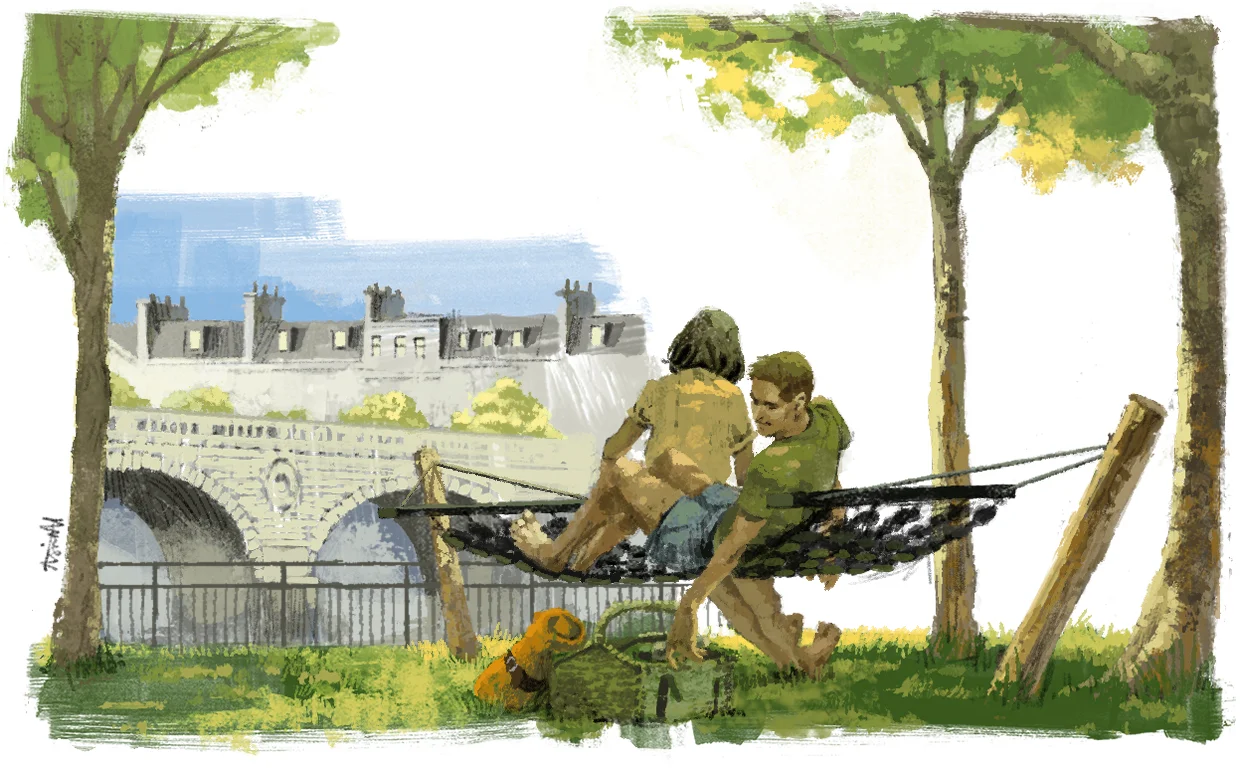 River Seine for Le Parisien Magazine by Marc Aspinall
