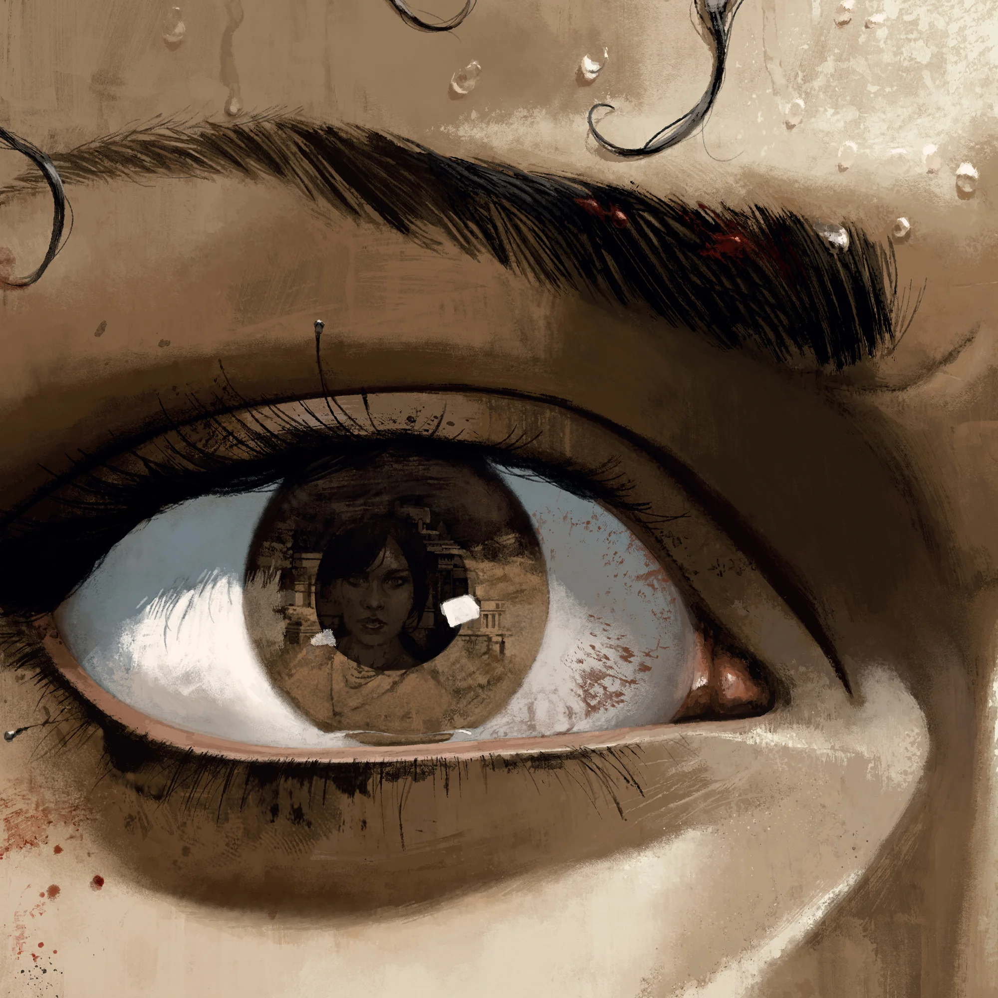 Nadine Uncharted The Lost Legacy Vinyl artwork for Iam8bit by Marc Aspinall