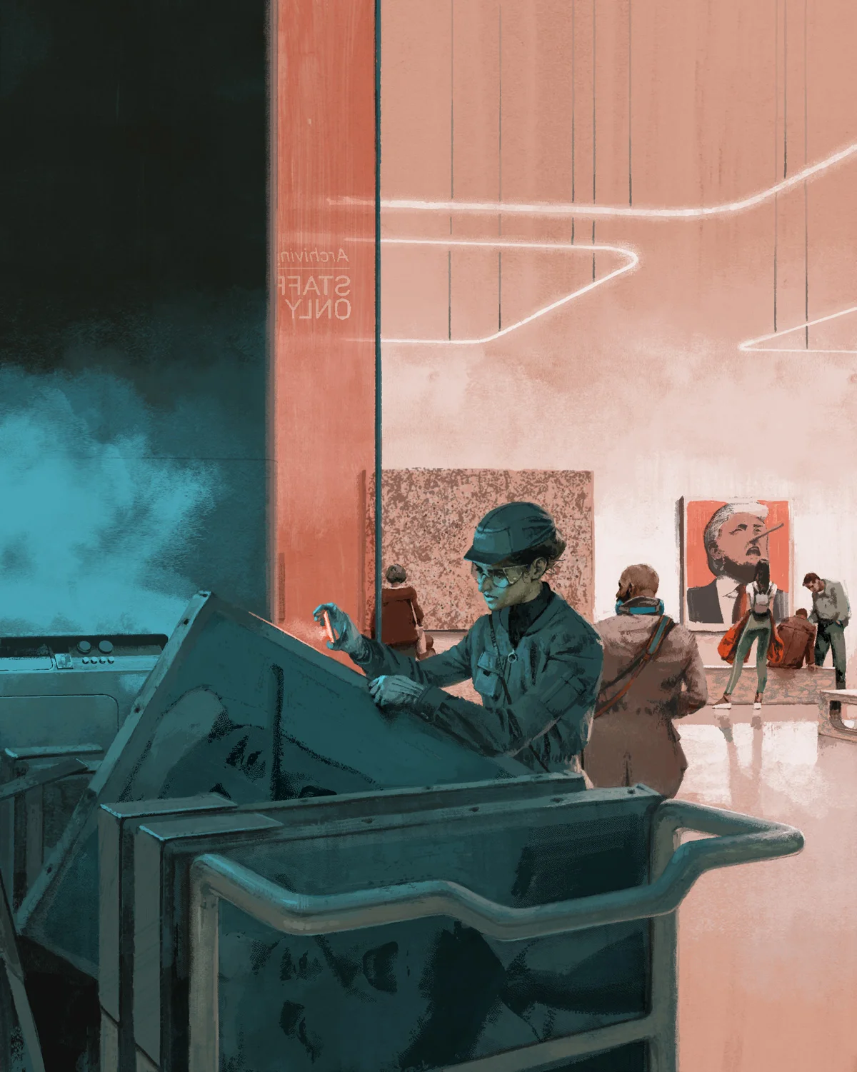 Wired World 2019 Blockchain archiving for the art market for Wired Magazine by Marc Aspinall