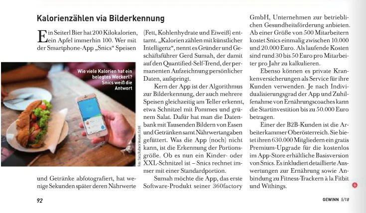 Presseclipping – GEWINN 05/2018